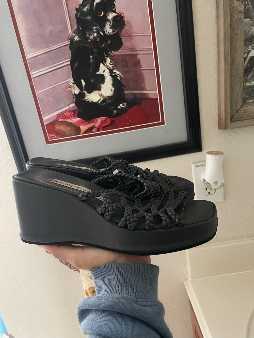 Vintage 90s y2k platform sandals